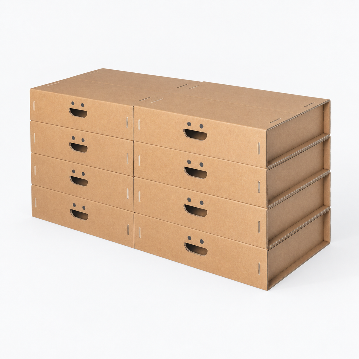 Set de 4 boîtes de rangement pour armoire M