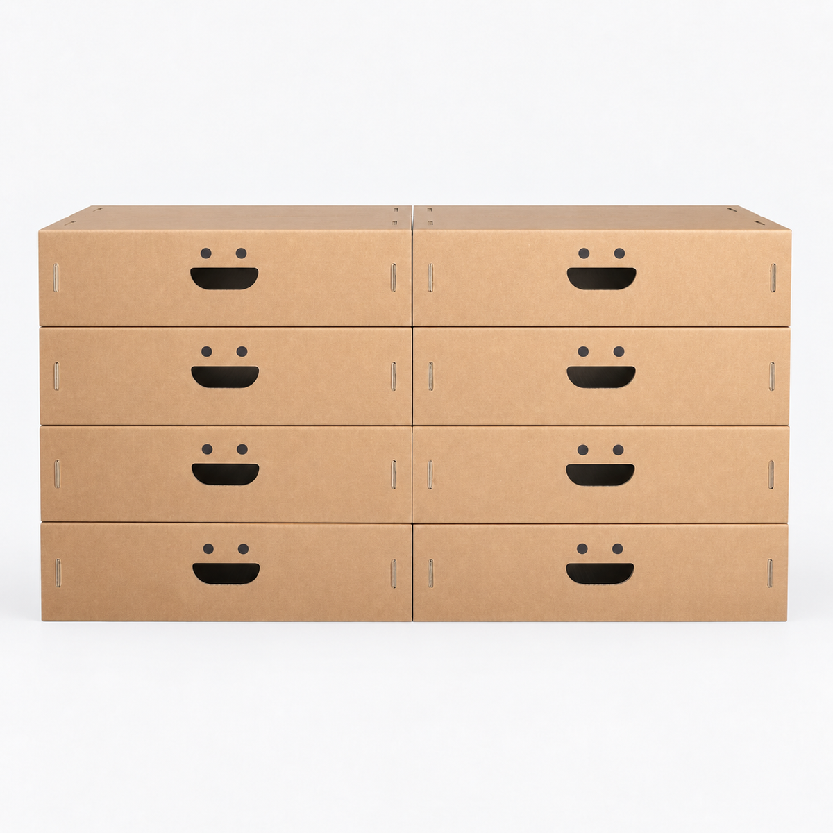 Set de 4 boîtes de rangement pour armoire M