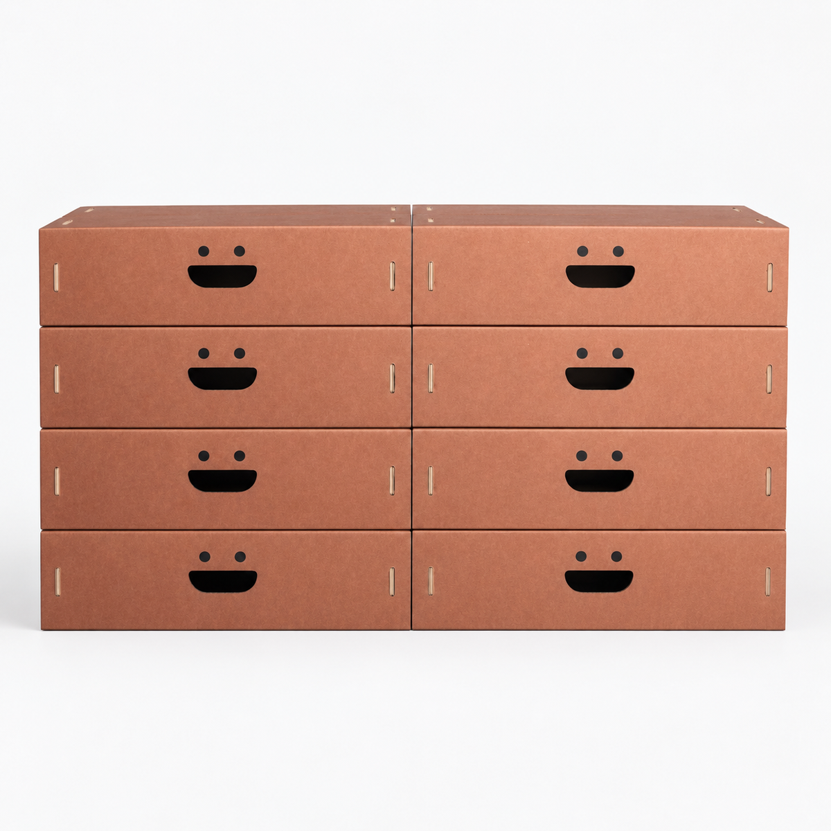 Set de 4 boîtes de rangement pour armoire M