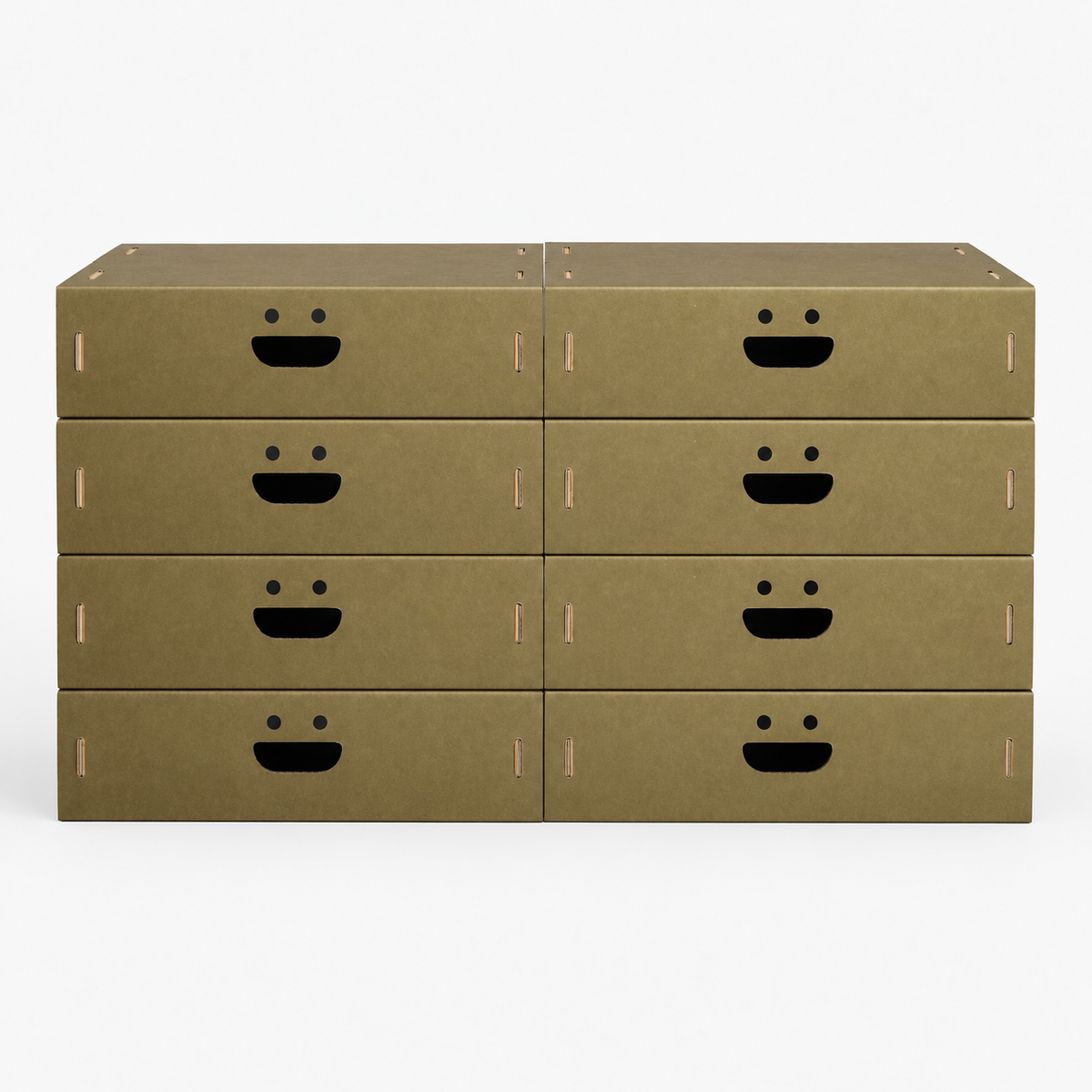 Set de 4 boîtes de rangement pour armoire M