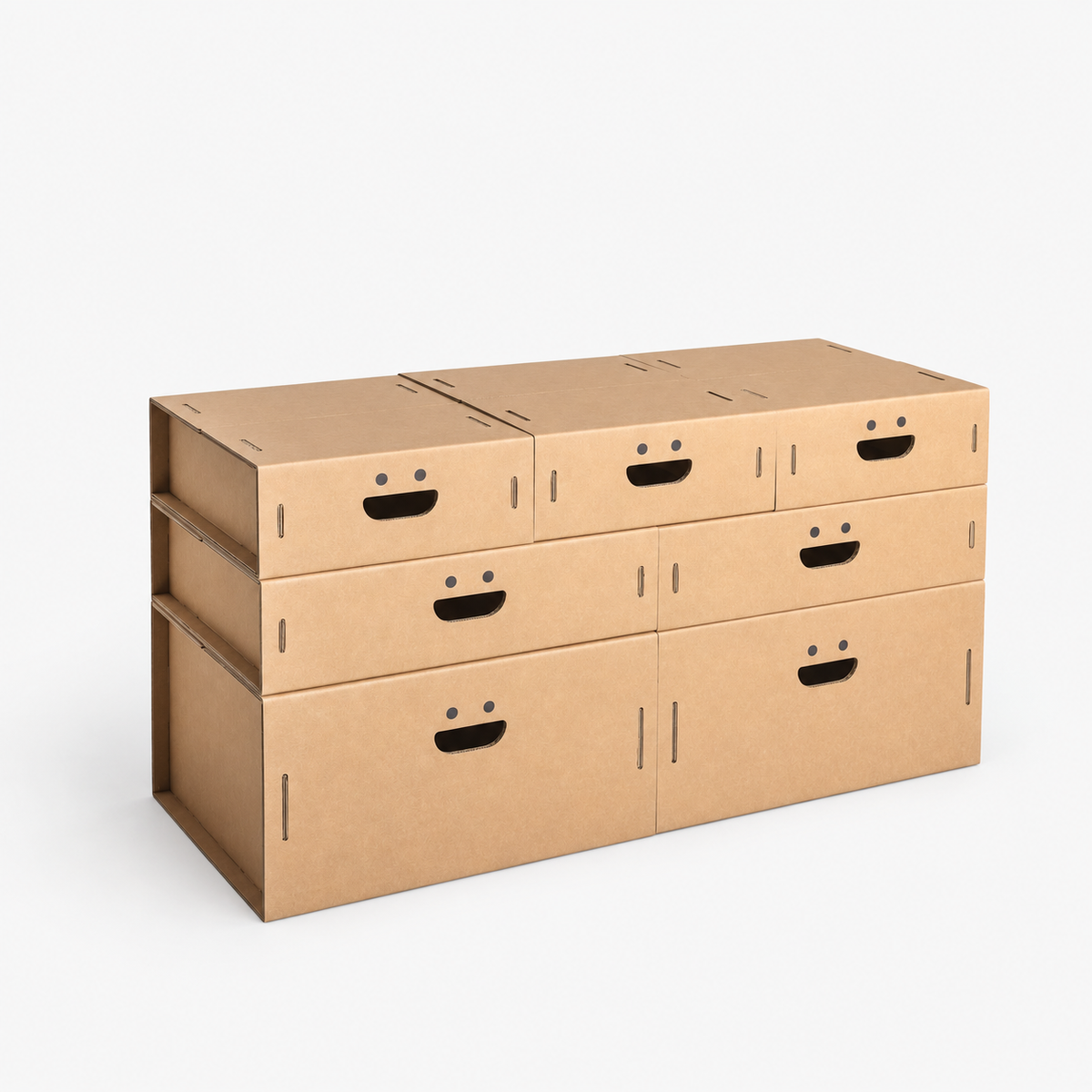 Ensemble de boîtes de rangement - Combo 7 pièces
