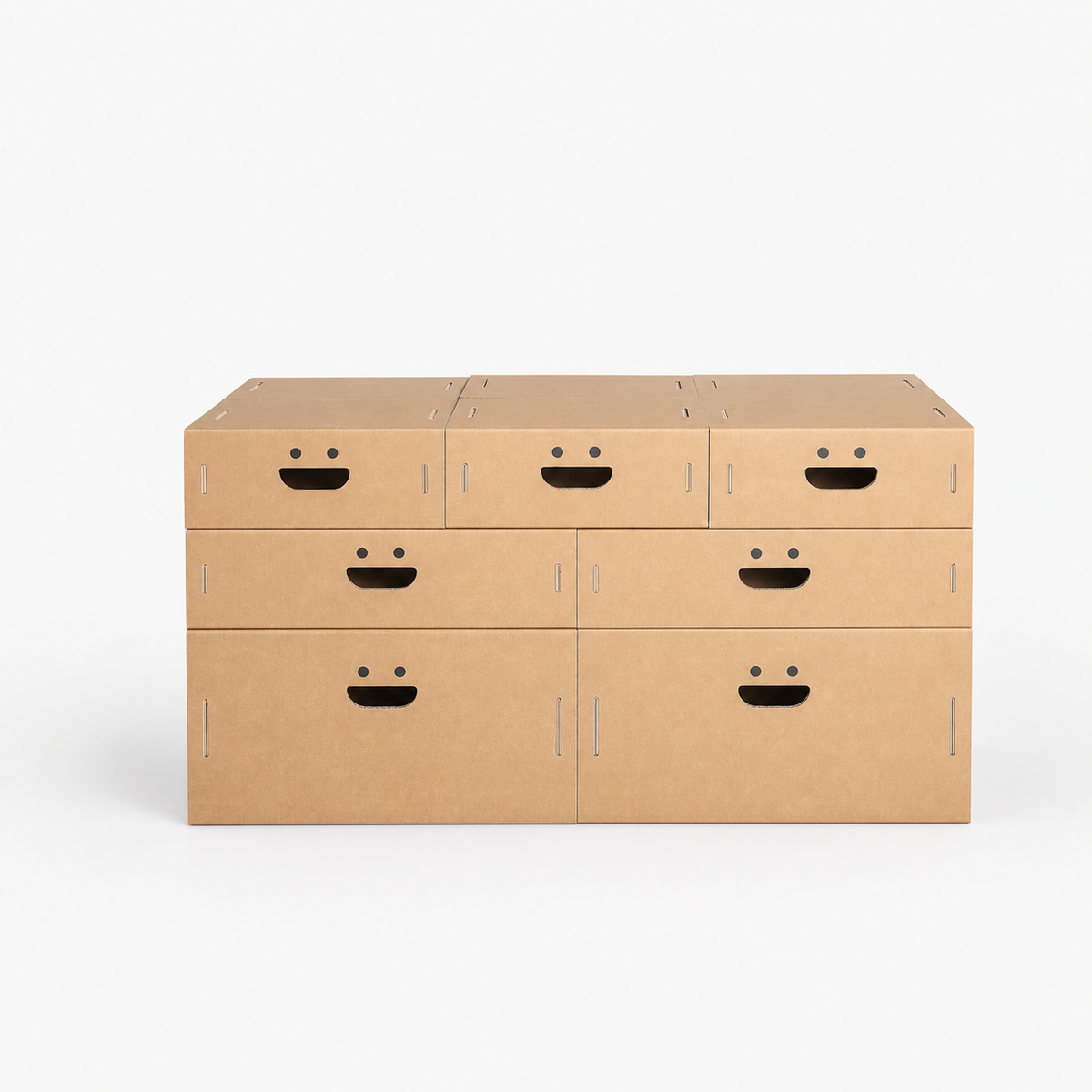 Ensemble de boîtes de rangement - Combo 7 pièces