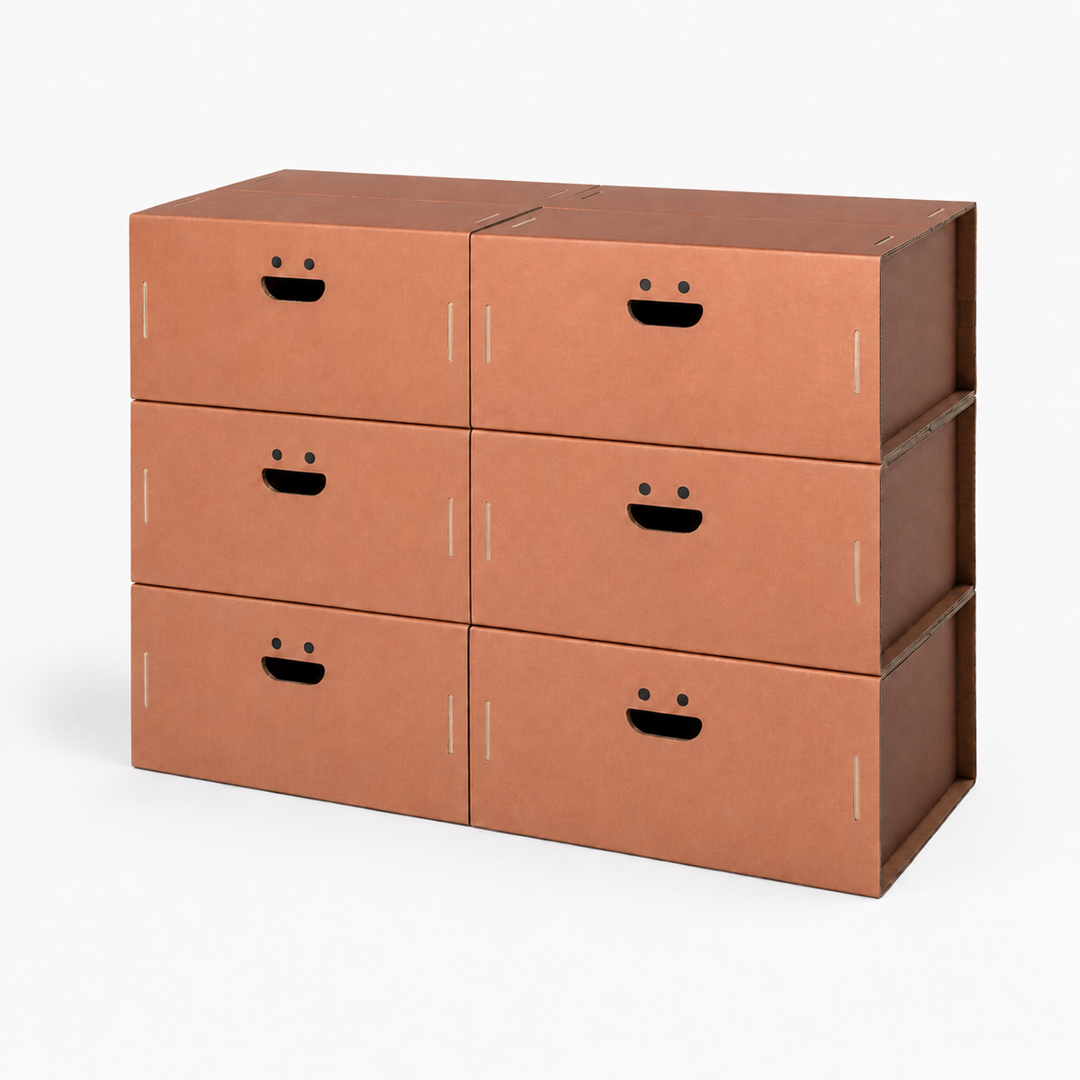Lot de 4 boîtes de rangement pour armoire L