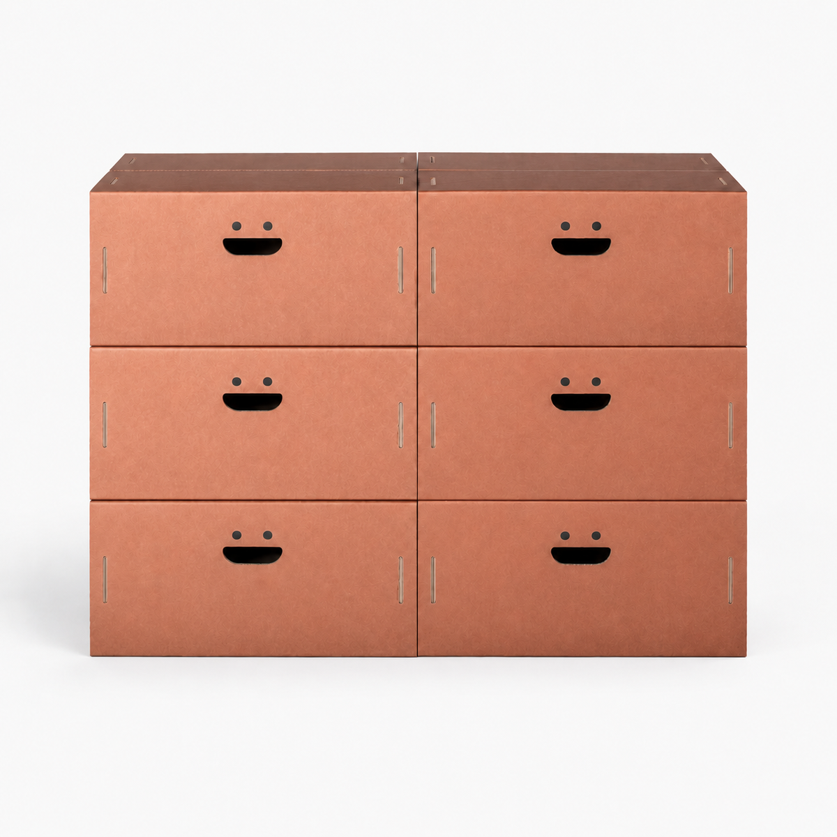 Lot de 4 boîtes de rangement pour armoire L