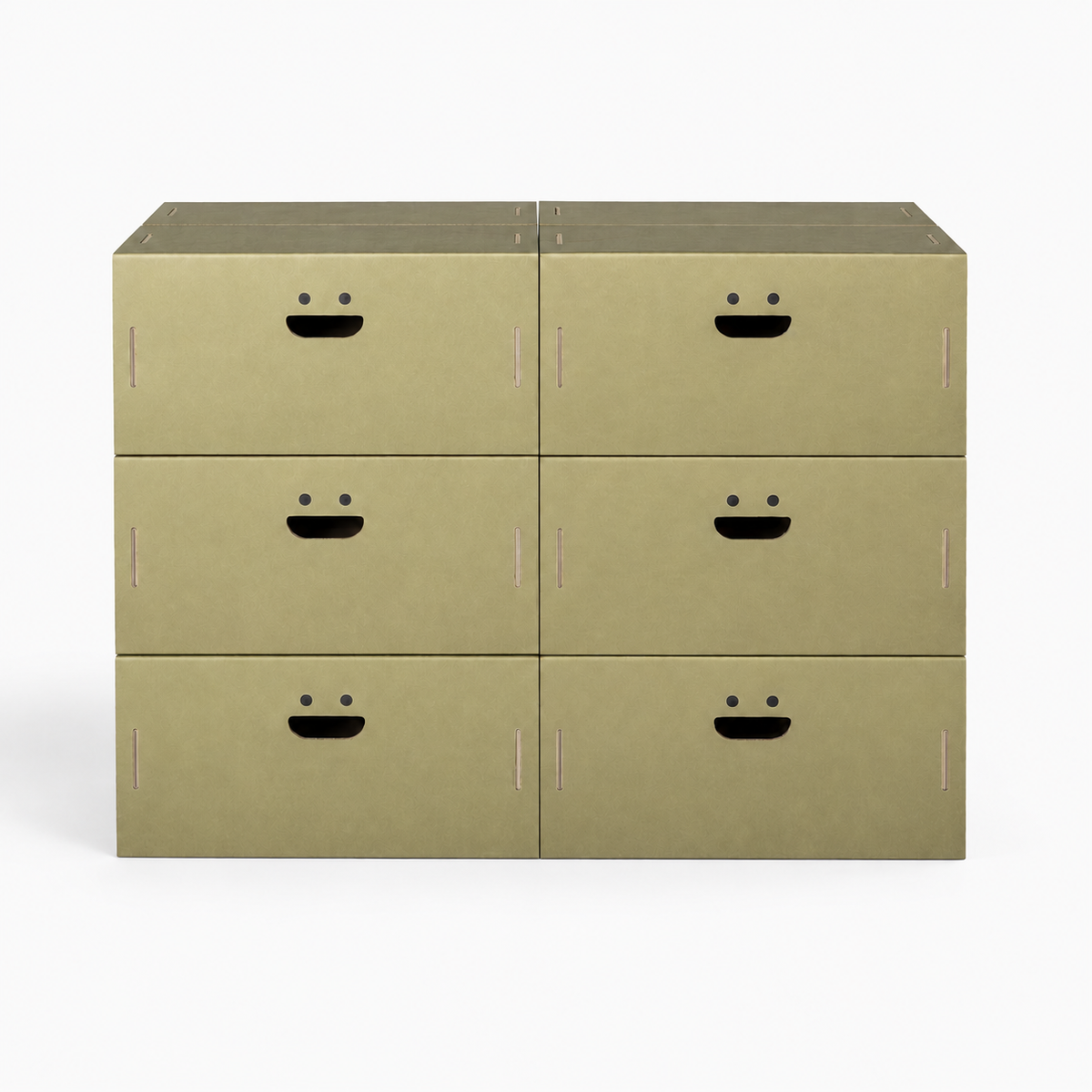 Lot de 4 boîtes de rangement pour armoire L