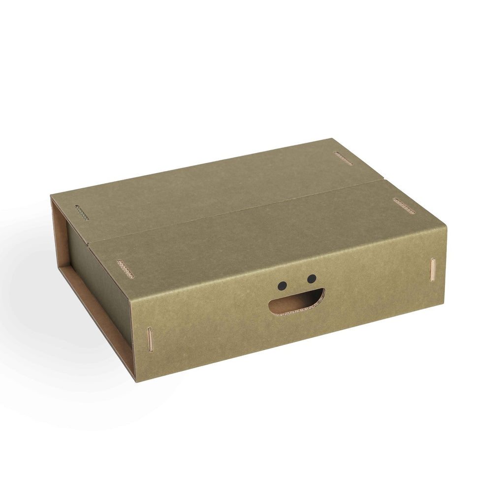 Set 4 scatole M organizer armadio colore 2 Olive - Corvasce Design