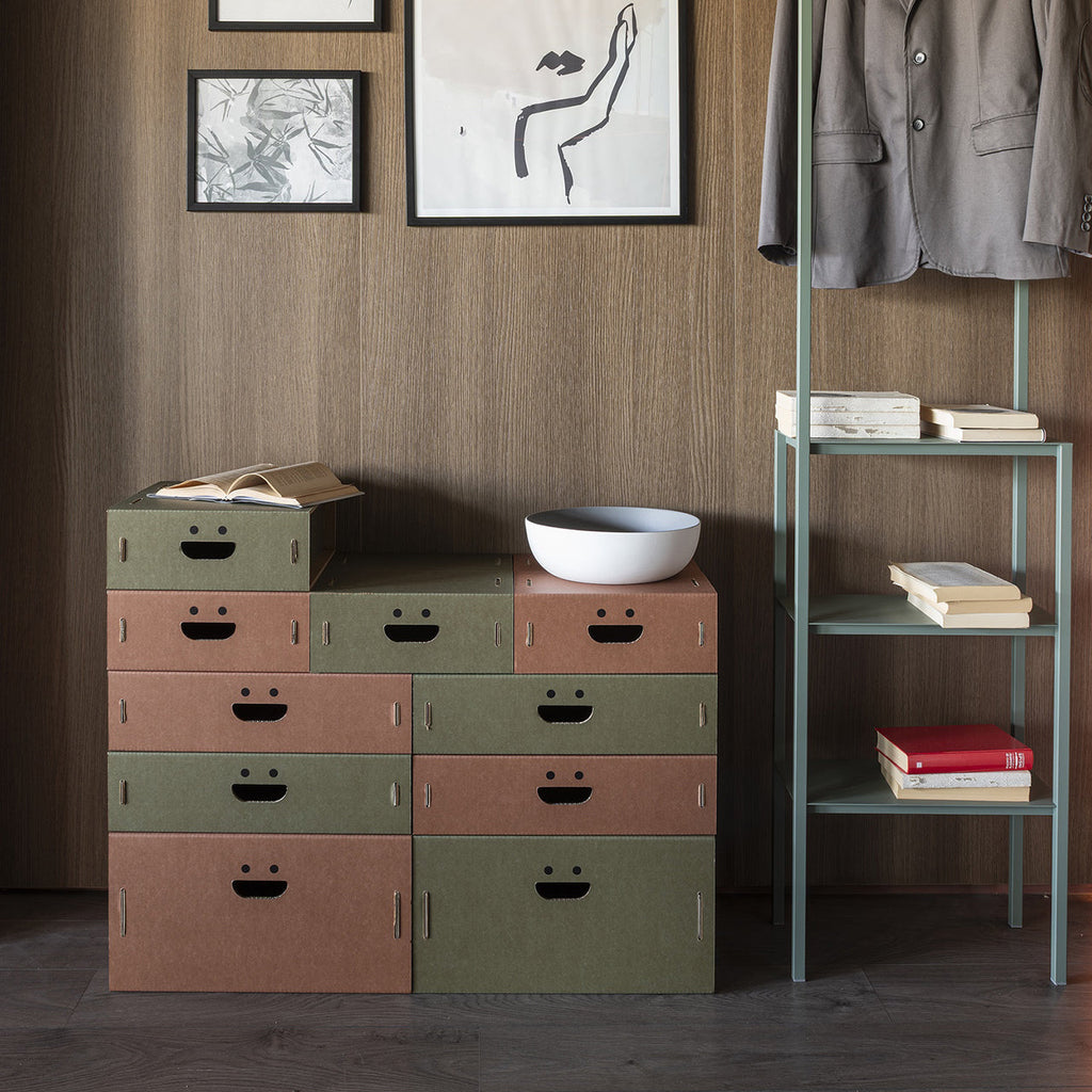Scatole organizer armadio in cartone lifestyle - Corvasce Design